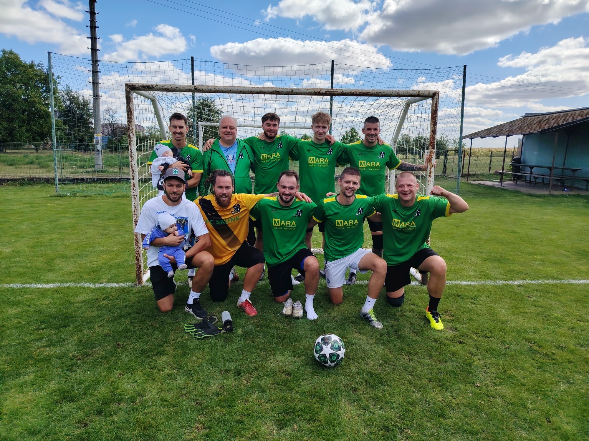 FC Skunk po výhře 10:2 v Luběnicích, start podzimu 2026